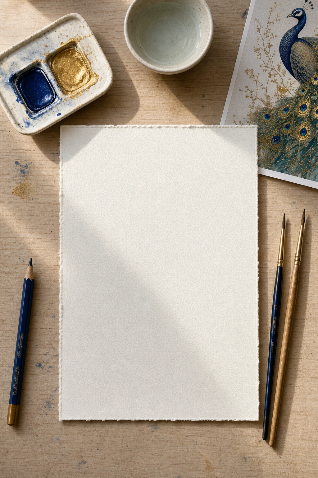 Module 1: Metallic watercolor materials and setup